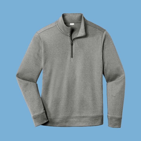 PosiCharge ® Sport Wick ® Heather Fleece 1/4 Zip Pullover Thumbnail