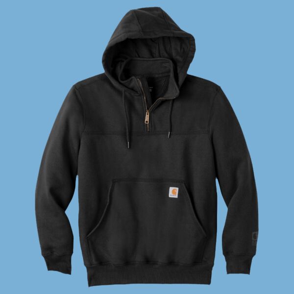 Rain Defender ® Paxton Heavyweight Hooded Zip Mock Sweatshirt Thumbnail