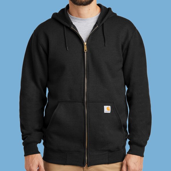 Midweight Hooded Zip Front Sweatshirt Thumbnail