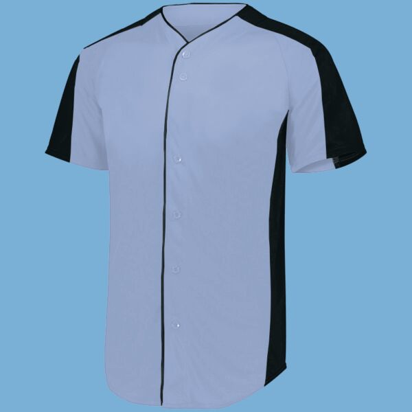 Youth Full Button Baseball Jersey Thumbnail