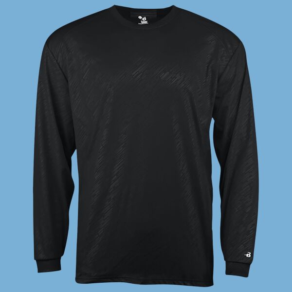 Youth Line Embossed Long Sleeve T-Shirt Thumbnail