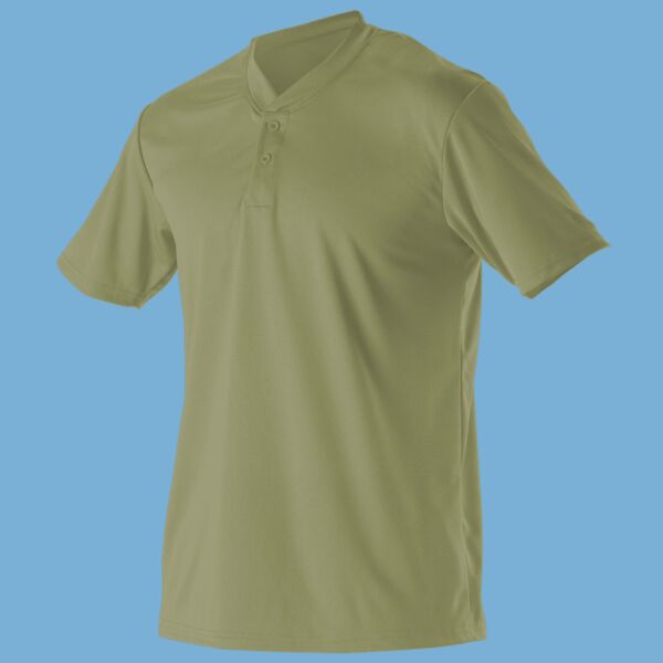 Youth Baseball Two Button Henley Jersey Thumbnail