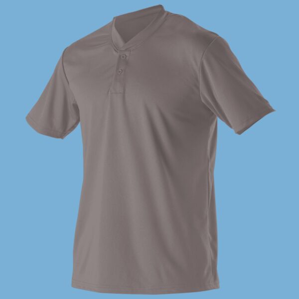 Baseball Two Button Henley Jersey Thumbnail