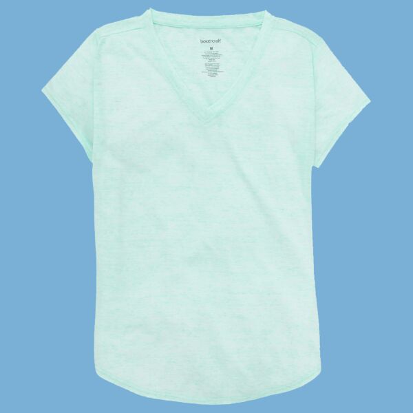 Girls' Snow Heather V-Neck T-Shirt Thumbnail