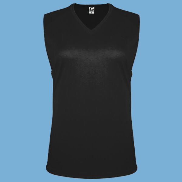 Women's Sleeveless V-Neck T-Shirt Thumbnail