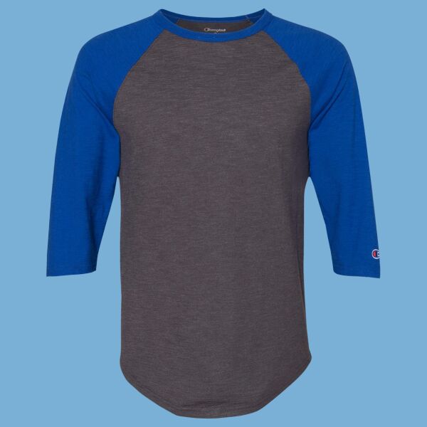 Premium Fashion Raglan Three-Quarter Sleeve Baseball T-Shirt Thumbnail