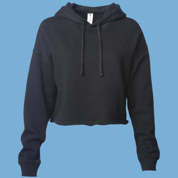 Women’s Lightweight Crop Hooded Sweatshirt Thumbnail