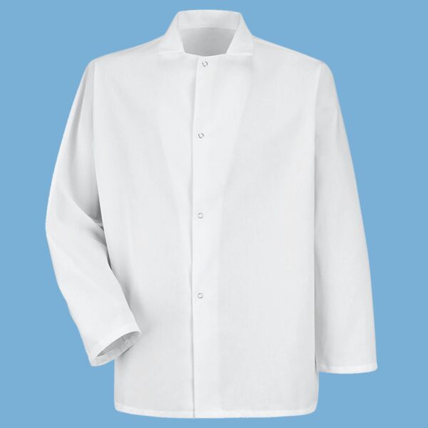 Gripper-Front Short Butcher Coat Thumbnail
