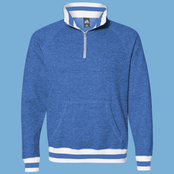 Men's Peppered Fleece Quarter-Zip Sweatshirt Thumbnail