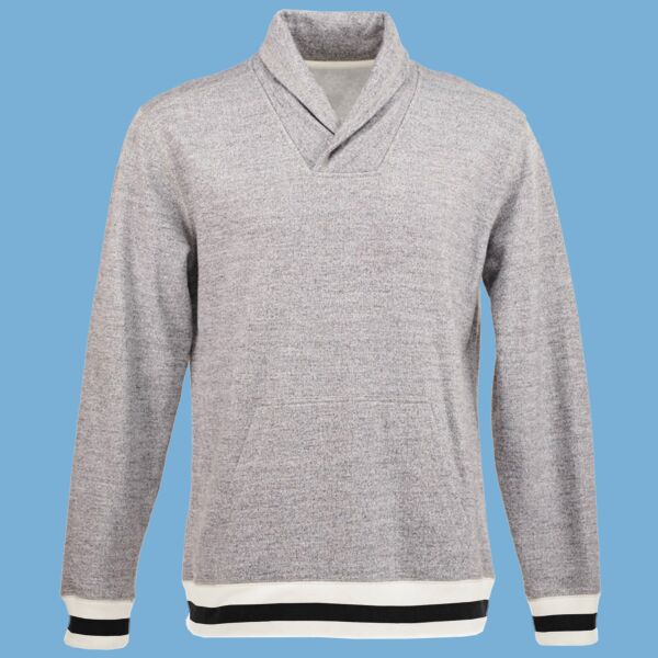 Peppered Fleece Shawl Collar Thumbnail
