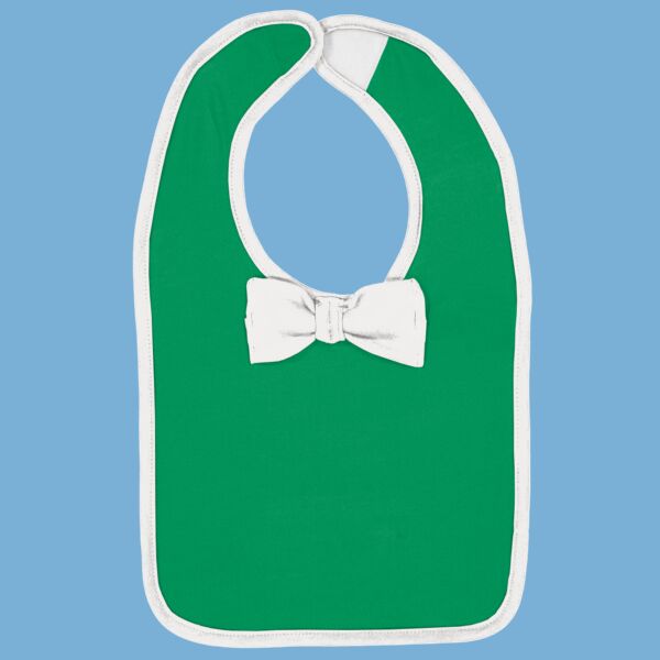 Infant Baby Rib Bow Tie Bib Thumbnail