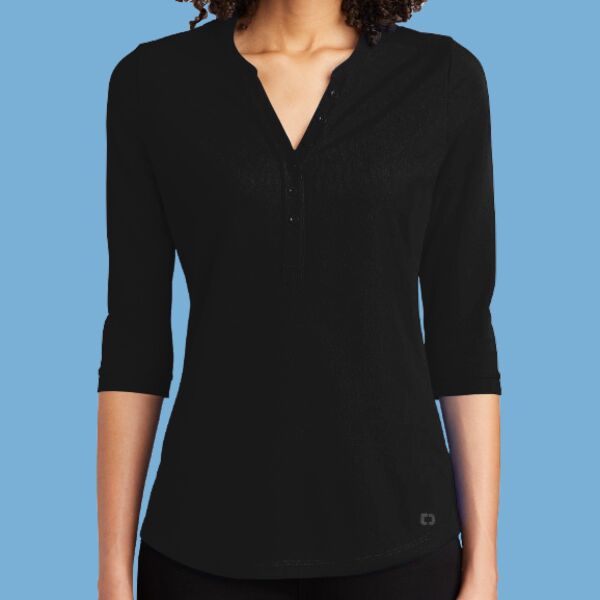 Women's Jewel Henley Thumbnail