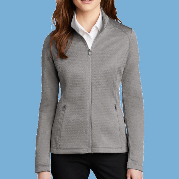 Women's Diamond Heather Fleece Full Zip Jacket Thumbnail