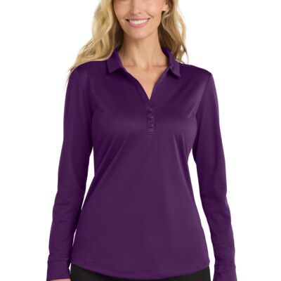Women's Silk Touch Performance Long Sleeve Polo Thumbnail
