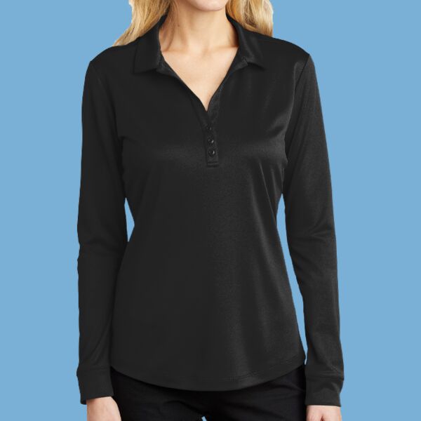 Women's Silk Touch Performance Long Sleeve Polo Thumbnail