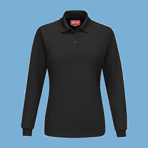 Women's Long Sleeve Performance Knit Polo Thumbnail