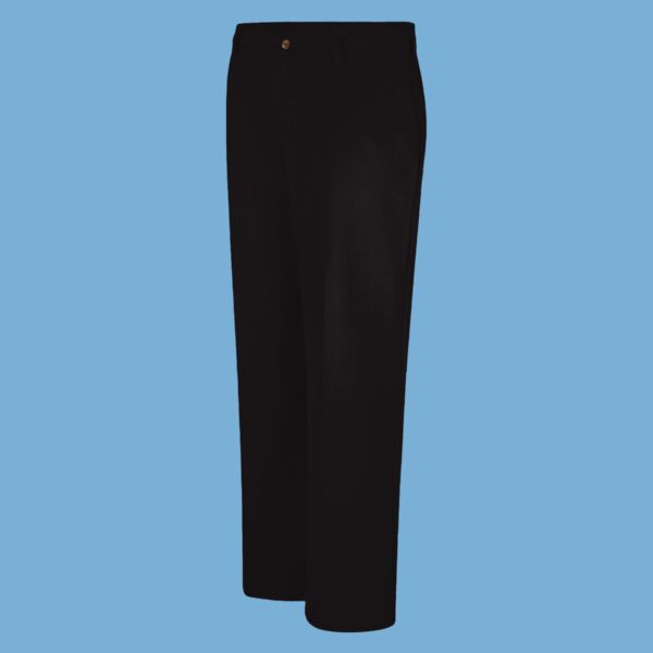 Women's Extended Sizes Plain Front Cotton Pants Thumbnail
