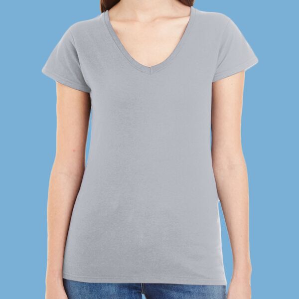 Women's Lightweight Fitted V-Neck T-Shirt Thumbnail