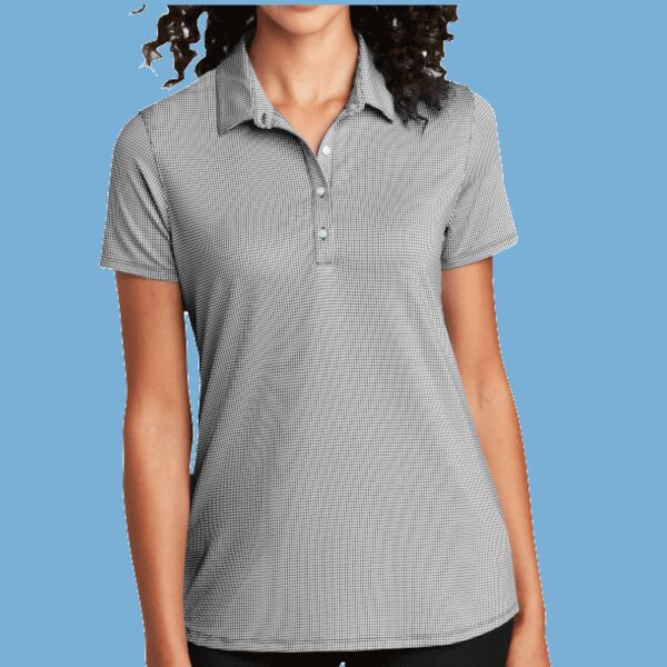 Women's Gingham Polo Thumbnail