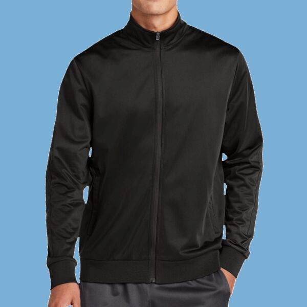 Tricot Sleeve Stripe Track Jacket Thumbnail