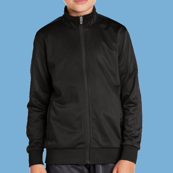 Youth Tricot Sleeve Stripe Track Jacket Thumbnail