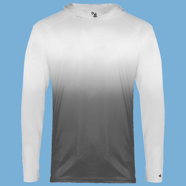 Youth Ombre Long Sleeve Hooded T-Shirt Thumbnail