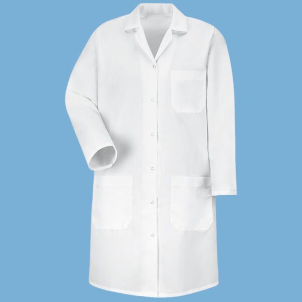 Women's Gripper Front Lab Coat Thumbnail