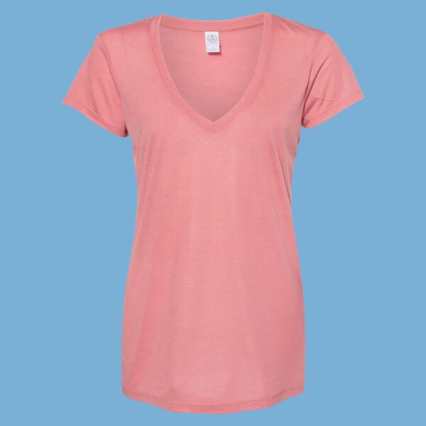 Women's Slinky Jersey V-Neck Tee Thumbnail
