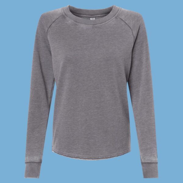 Women’s Lazy Day Mineral Wash French Terry Sweatshirt Thumbnail
