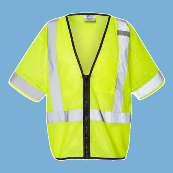 Economy Single Pocket Zipper Vest Thumbnail