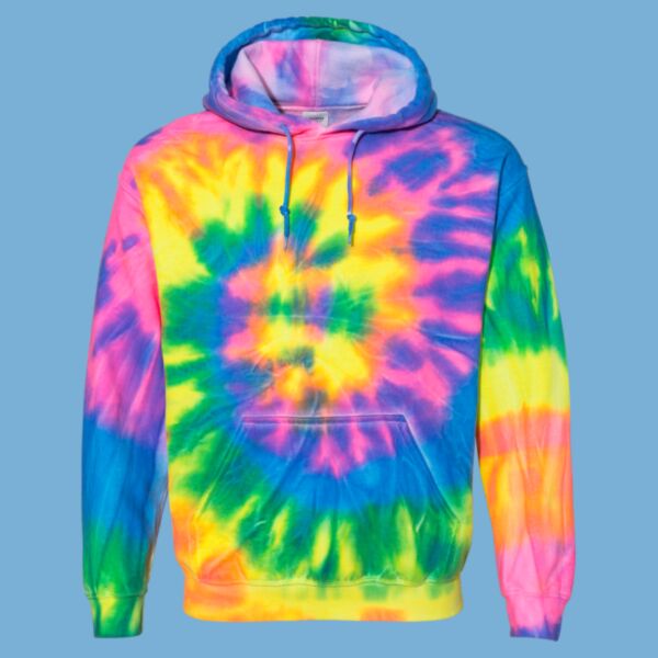 Youth Blended Tie-Dyed Hooded Sweatshirt Thumbnail