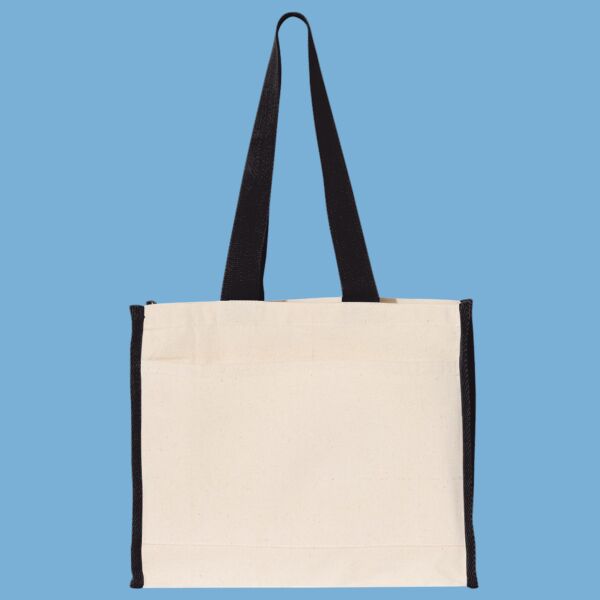 14L Tote with Contrast-Color Handles Thumbnail