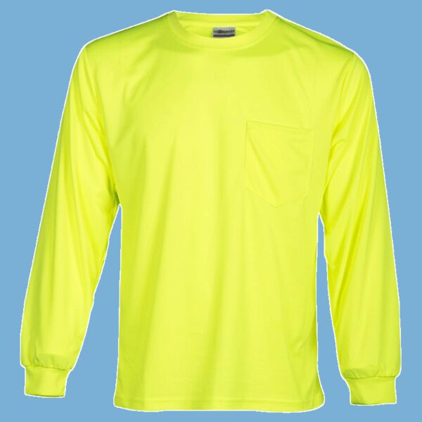 Microfiber Polyester Long Sleeve T-Shirt Thumbnail