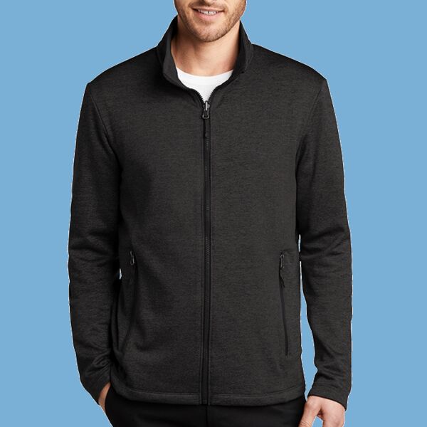 Collective Striated Fleece Jacket Thumbnail