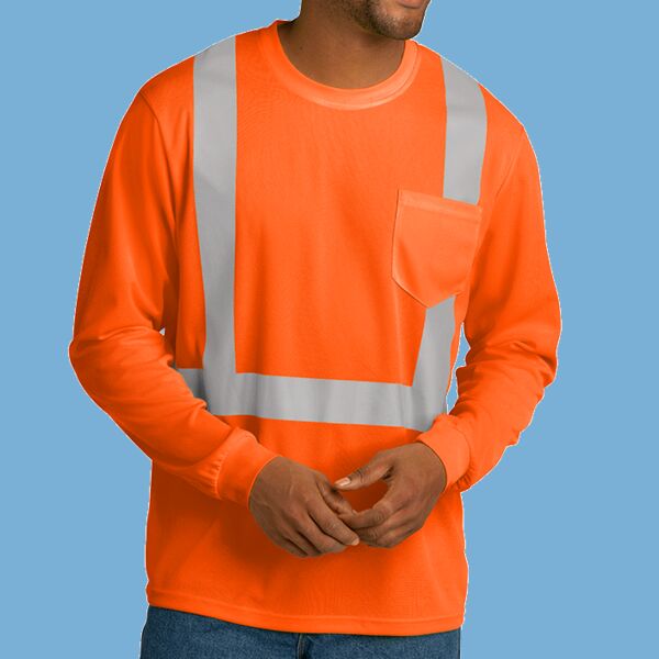 Ansi 107 Class 2 Mesh Long Sleeve Tee Thumbnail