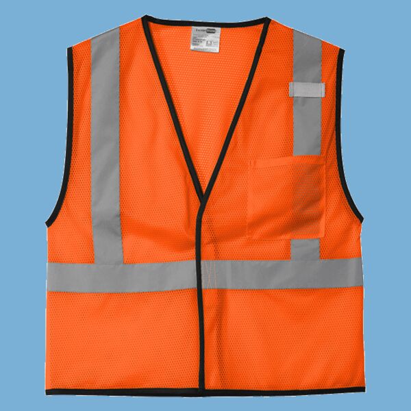 Ansi 107 Class 2 Economy Mesh One Pocket Vest Thumbnail
