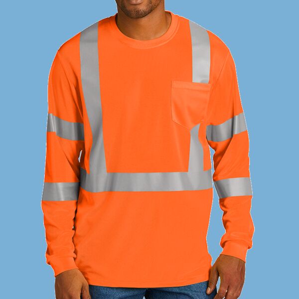 Ansi 107 Class 3 Mesh Long Sleeve Tee Thumbnail