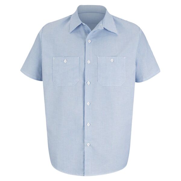 Industrial Stripe Work Shirt - Tall Sizes Thumbnail
