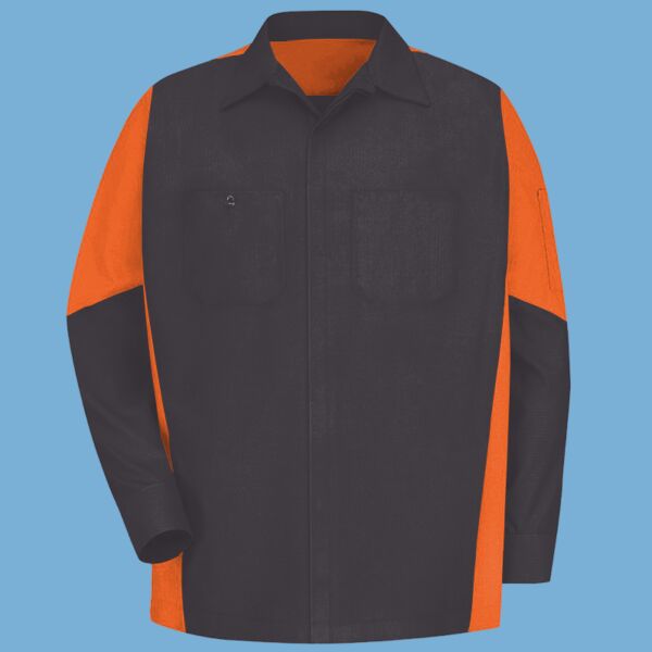 Long Sleeve Automotive Crew Shirt - Tall Sizes Thumbnail