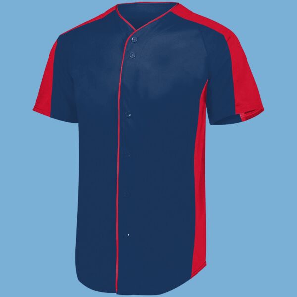 Full-Button Baseball Jersey Thumbnail
