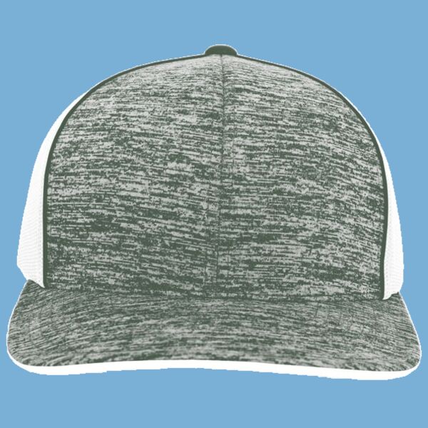 Aggressive Heather Trucker Snapback Cap Thumbnail
