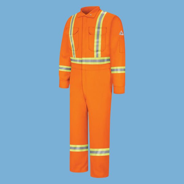 Premium Coverall with CSA Compliant Reflective Trim - EXCEL FR® ComforTouch®. Thumbnail