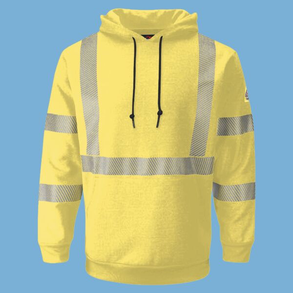 Hi-Visibility Pullover Hooded Fleece Sweatshirt - Tall Sizes Thumbnail