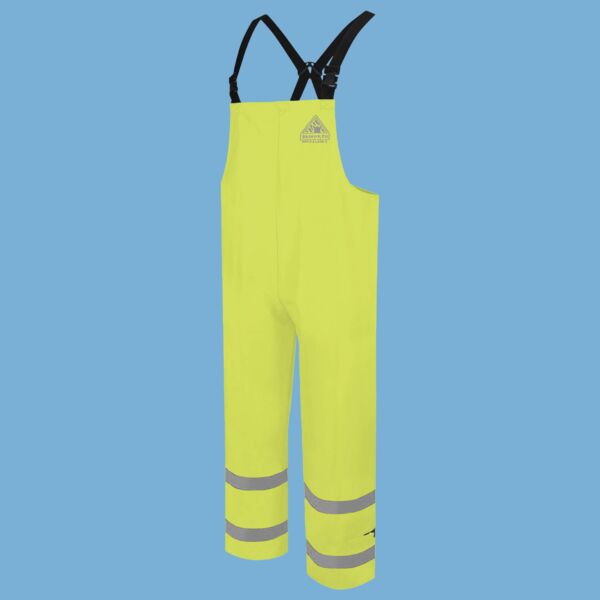 Hi-Visibility Flame-Resitant Rain Bib Overall - 13 oz. Thumbnail