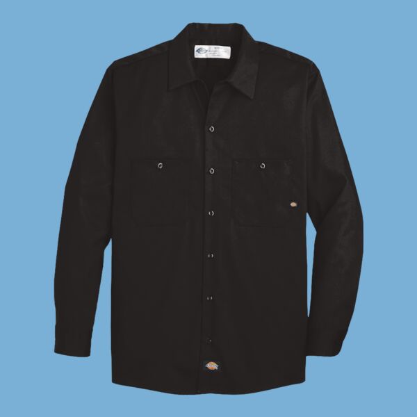 Industrial Cotton Long Sleeve Work Shirt Thumbnail