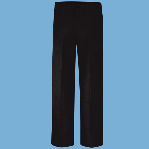 Industrial Flat Front Comfort Waist Pants - Extended Sizes Thumbnail