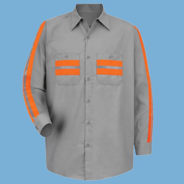 Industrial Enhanced-Visibility Long Sleeve Work Shirt Thumbnail
