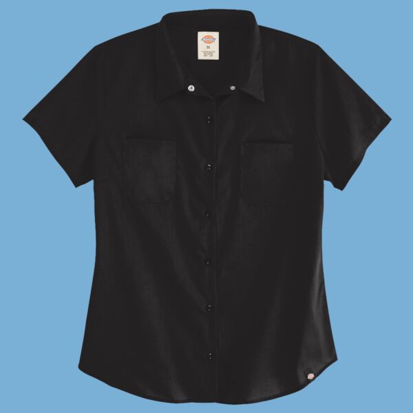 Women's Industrial Short Sleeve Work Shirt Thumbnail