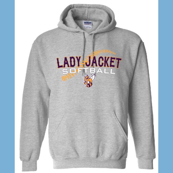 Lady Jacket Softball Hoodie Thumbnail