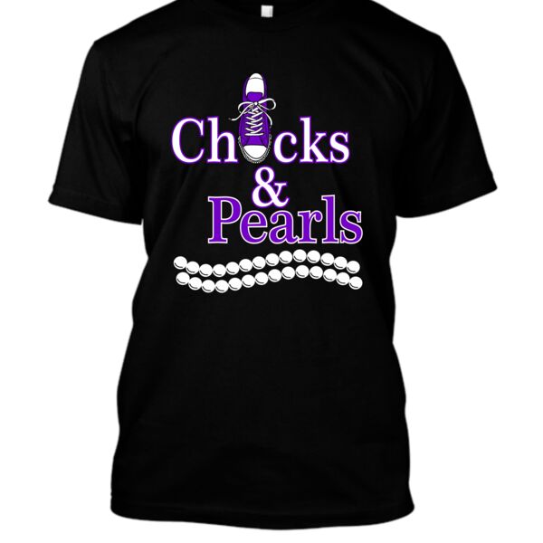 CHUCKS AND PEARLS TSHIRT Thumbnail